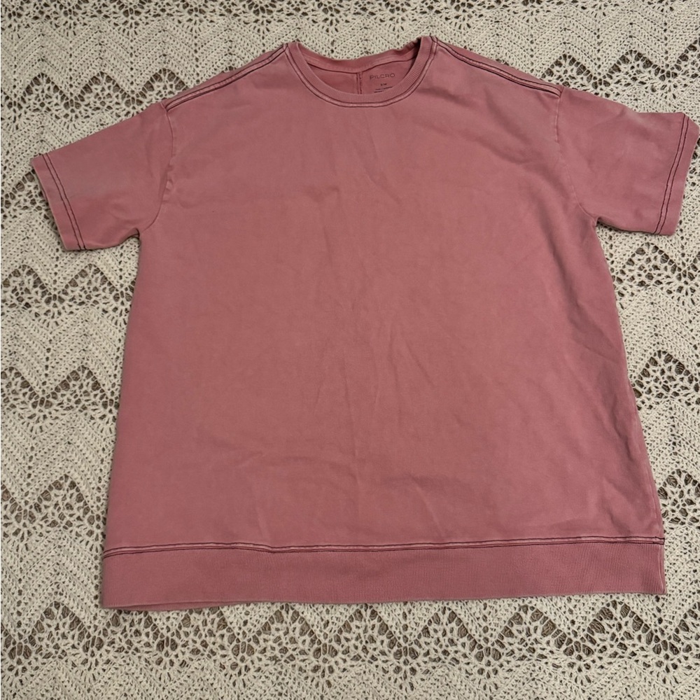 Anthropologie Pilcro Oversized Dock Dad Tee Women’s Size S/M And 100% Cotton